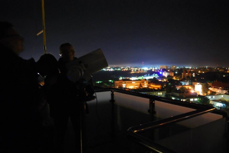 Zdjęcie nagłówkowe otwierające podstronę: Wieczór otwarty w Obserwatorium Astronomicznym UO