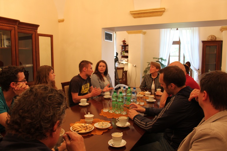 Zdjęcie nagłówkowe otwierające podstronę: Dziennikarze z Ukrainy gośćmi Uniwersytetu Opolskiego