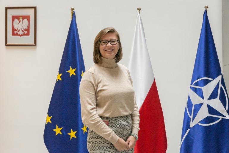 Zdjęcie nagłówkowe otwierające podstronę: Nasza studentka Magdalena Kurowska Ambasadorem Karier UE