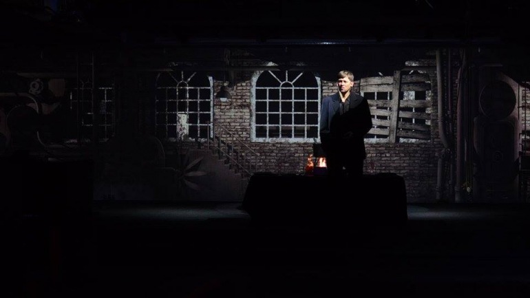 Zdjęcie nagłówkowe otwierające podstronę: Odbyła się prapremiera "Rozmów z diabłem" w Teatrze im. St. I Witkiewicza w Zakopanem