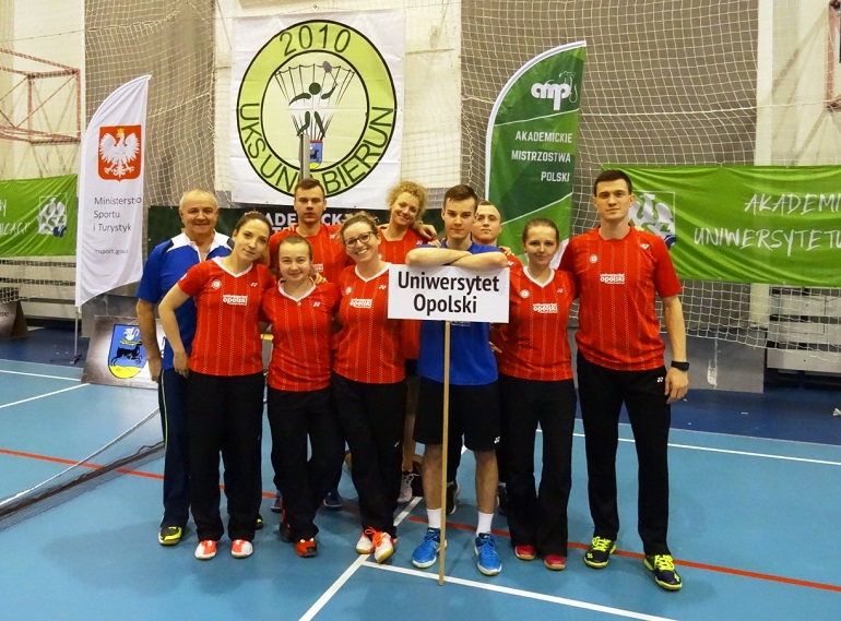 Zdjęcie nagłówkowe otwierające podstronę: Kolejny sukces Badmintonistów Uniwersytetu Opolskiego