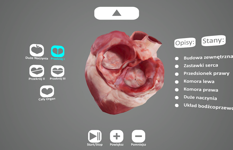 Zdjęcie nagłówkowe otwierające podstronę: Prezentacja aplikacji „Wirtualne Serce” 