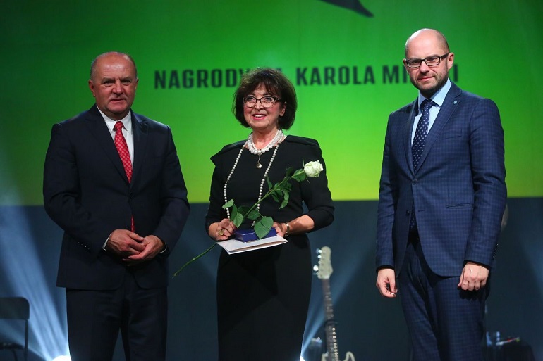 Zdjęcie nagłówkowe otwierające podstronę: Nagroda im. Karola Miarki dla prof. Agaty Zagórowskiej